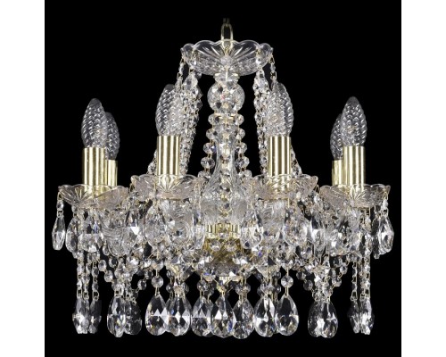 Подвесная люстра Bohemia Ivele Crystal 1413 1413/8/141/G Подвесная люстра Bohemia Ivele Crystal 1413 1413/8/141/G
