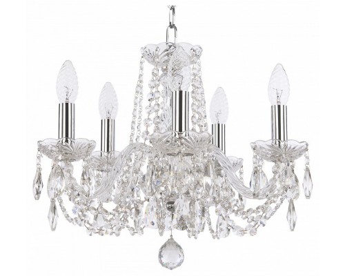 Подвесная люстра Bohemia Ivele Crystal 1402 1402/5/141/Ni Подвесная люстра Bohemia Ivele Crystal 1402 1402/5/141/Ni