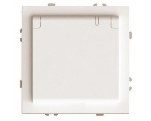 Розетка с заземлением и со шторкой, с крышкой Stekker Эмили 49907