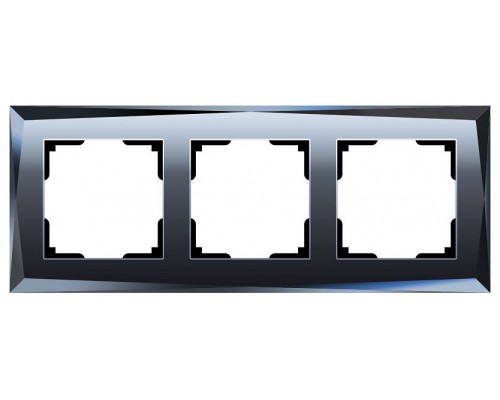 Рамка на 3 поста Werkel Diamant (черный) W0031208 Рамка на 3 поста Werkel Diamant (черный) W0031208