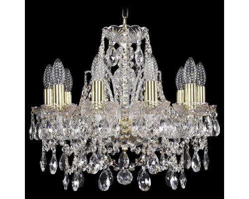 Подвесная люстра Bohemia Ivele Crystal 1411 1411/10/141/G Подвесная люстра Bohemia Ivele Crystal 1411 1411/10/141/G