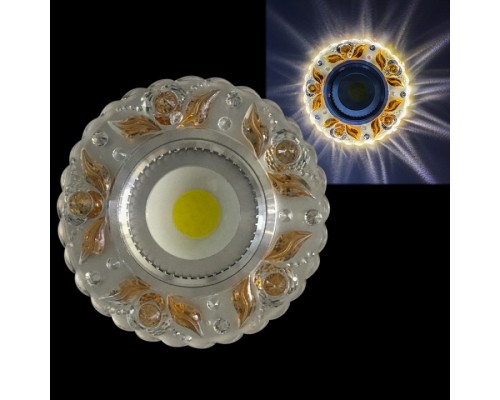 Встраиваемый светильник 42236-9.0-001PL MR16+LED3W CL/TEA Встраиваемый светильник 42236-9.0-001PL MR16+LED3W CL/TEA