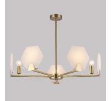 Люстра на штанге Eurosvet Marble 60158/5 латунь