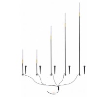 Наземный низкий светильник Arte Lamp MUSTER A1083PA-5BK