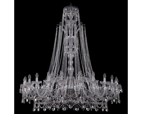 Подвесная люстра Bohemia Ivele Crystal 1411 1411/24/530/XL-163/Ni Подвесная люстра Bohemia Ivele Crystal 1411 1411/24/530/XL-163/Ni