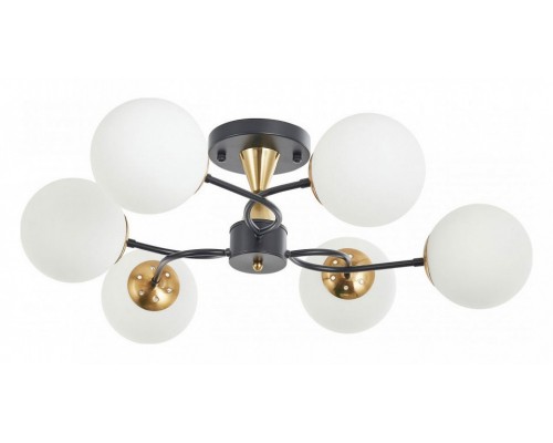 Люстра на штанге Arte Milano Neapolis-76808 276808/6 BK/GD