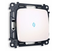 Выключатель проходной одноклавишный с подсветкой без рамки Ambrella Volt Quant MO202040