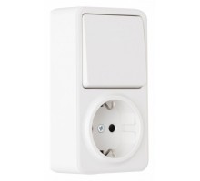 Блок с выключателями одноклавишными Arte Milano am-310 310.52-1.white