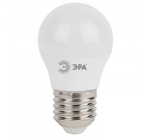 Лампа светодиодная Эра Стандарт E27 7Вт 2700K LED P45-7W-827-E27