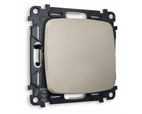 Выключатель проходной одноклавишный без рамки Ambrella Volt Quant MO361020