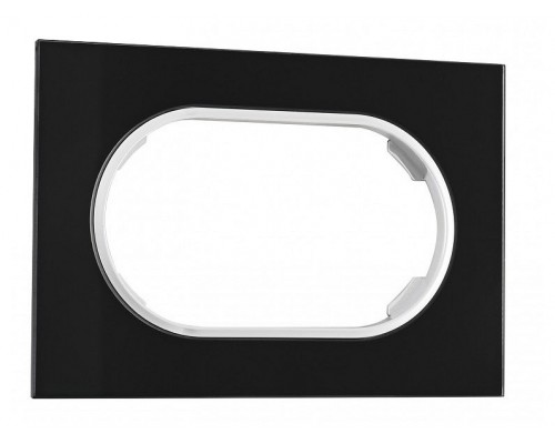 Рамка для двойной розетки Arte Milano am-502.01 502.01-double.black Рамка для двойной розетки Arte Milano am-502.01 502.01-double.black