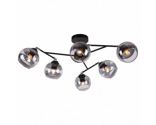 Потолочная люстра Imex 9460 MD.9460-6-S BK+CH Потолочная люстра Imex 9460 MD.9460-6-S BK+CH
