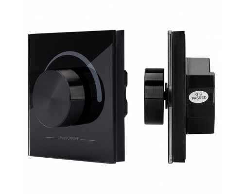 Панель-диммера роторная встраиваемая Arlight Rotary SR-2836R-RF-IN Black (3V, DIM) Панель-диммера роторная встраиваемая Arlight Rotary SR-2836R-RF-IN Black (3V, DIM)