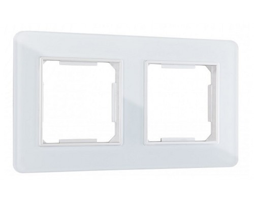Рамка на 2 поста Arte Milano am-503.14 503.14-2.white Рамка на 2 поста Arte Milano am-503.14 503.14-2.white