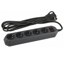 Удлинитель с выключателем Эра  USF-5es-1.5m-B