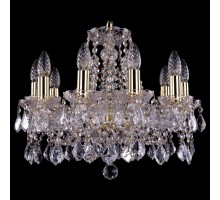 Подвесная люстра Bohemia Ivele Crystal 1413 1413/10/165/G/Leafs