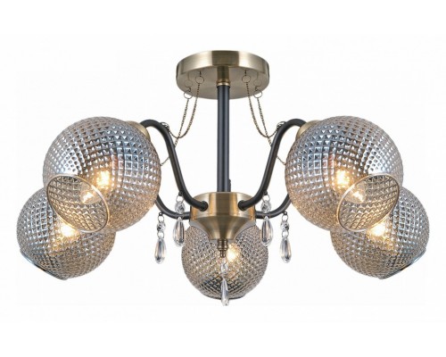 Люстра на штанге ILLUMICO  IL0432-5CSQ-29 AB BK