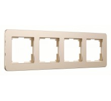 Рамка на 4 поста Werkel Platinum (шампань) W0042611