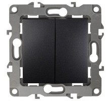 Переключатель двухклавишный без рамки Эра Эра 12 12-1004-05