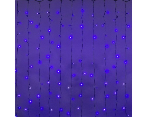 Занавес световой Sneha  A-943 BL/W FLASH