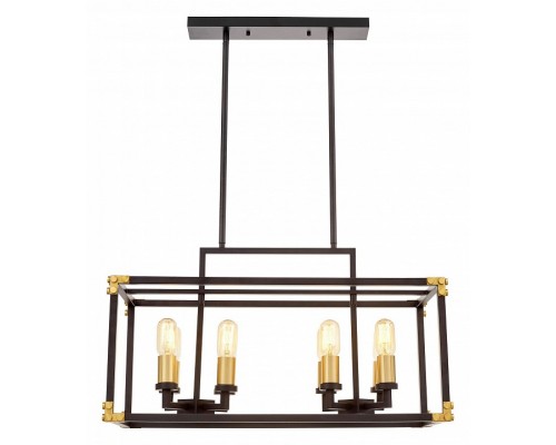 Подвесной светильник LUMINA DECO Waldorf LDP 1140-8 BK+MD Подвесной светильник LUMINA DECO Waldorf LDP 1140-8 BK+MD