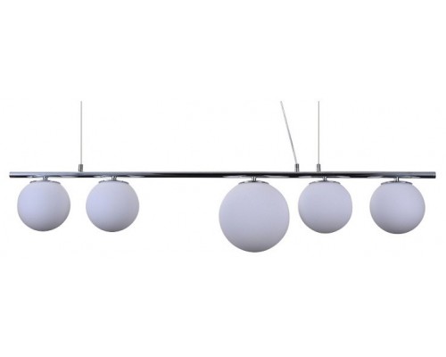 Подвесной светильник LUMINA DECO Baristica LDP 6012-5 CHR+WT Подвесной светильник LUMINA DECO Baristica LDP 6012-5 CHR+WT