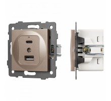 Механизм розетки 2хUSB type A и C Arlight SCT 049841