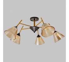 Люстра на штанге Imex MD.4250 MD.4250-5-S-COP+BK