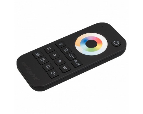Пульт-регулятора цвета RGBW с сенсорным кольцом Arlight SMART-R SMART-R21-MULTI Black (1 зона, 2.4G) Пульт-регулятора цвета RGBW с сенсорным кольцом Arlight SMART-R SMART-R21-MULTI Black (1 зона, 2.4G)