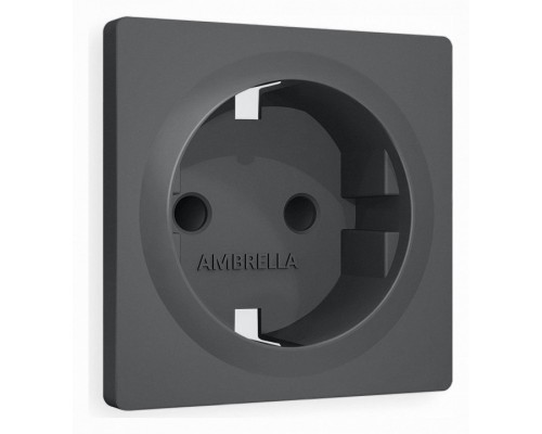 Накладка для розетки с заземлением и со шторками Ambrella Volt Quant AP9070 Накладка для розетки с заземлением и со шторками Ambrella Volt Quant AP9070