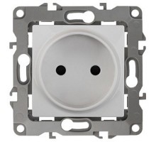 Розетка без заземления, без рамки Эра Эра 12 12-2005-01