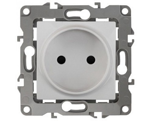 Розетка без заземления, без рамки Эра Эра 12 12-2005-01
