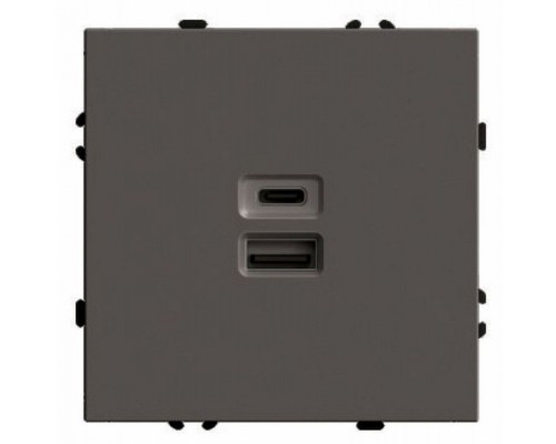 Розетка 2хUSB type A и C без рамки Stekker Эмили 49931