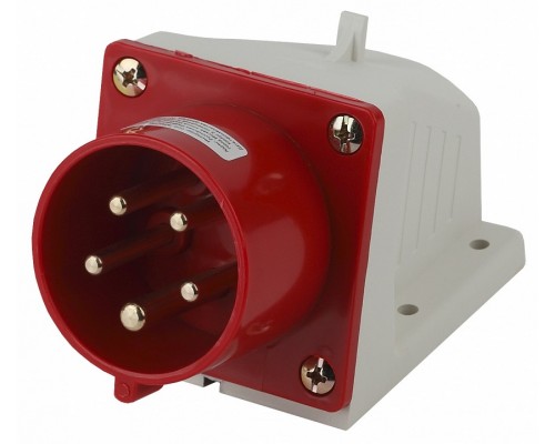 Вилка прямая 3P+PE+N Эра  VS-16-3P-PE-N-IP44