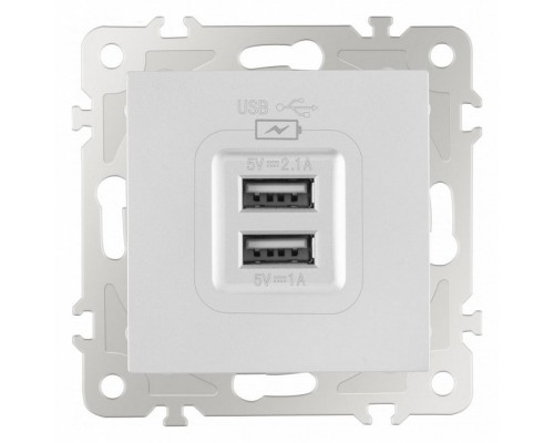 Розетка USB, без рамки Arte Milano am-206 206.46-1.silver Розетка USB, без рамки Arte Milano am-206 206.46-1.silver