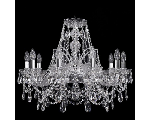 Подвесная люстра Bohemia Ivele Crystal 1411 1411/10/240/Ni Подвесная люстра Bohemia Ivele Crystal 1411 1411/10/240/Ni