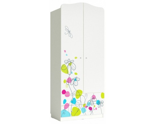 Шкаф платяной Цветы