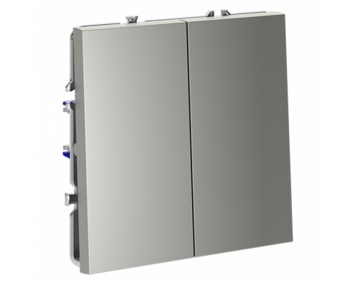Выключатель проходной двухклавишный без рамки Voltum S70 VLS020305 Выключатель проходной двухклавишный без рамки Voltum S70 VLS020305