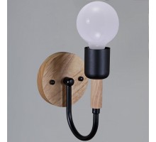 Бра 99960 99960-0.2-01 BK+WOOD