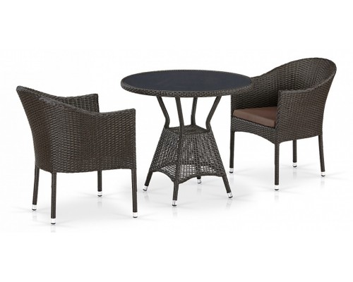 Набор уличный T707ANS/Y350-W53 2Pcs Brown Набор уличный T707ANS/Y350-W53 2Pcs Brown