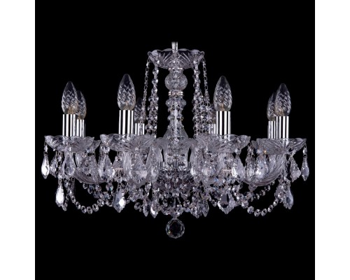 Подвесная люстра Bohemia Ivele Crystal 1402 1402/8/195/Ni/Leafs Подвесная люстра Bohemia Ivele Crystal 1402 1402/8/195/Ni/Leafs