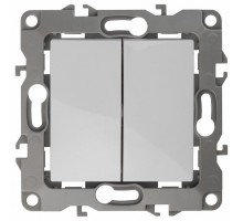 Переключатель перекрестный двухклавишный без рамки Эра Эра 12 12-1112-01