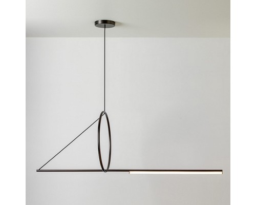 Подвесной светильник Imperiumloft Suspension Cercle Et Trait – Graphite Satine 40.1282-0 Подвесной светильник Imperiumloft Suspension Cercle Et Trait – Graphite Satine 40.1282-0