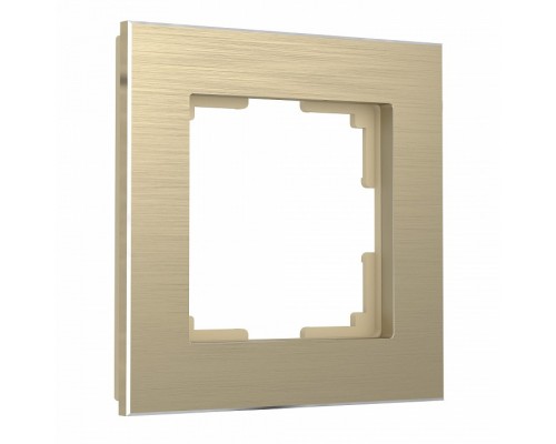 Рамка на 1 пост Werkel Aluminium W0011711 (шампань) Рамка на 1 пост Werkel Aluminium W0011711 (шампань)