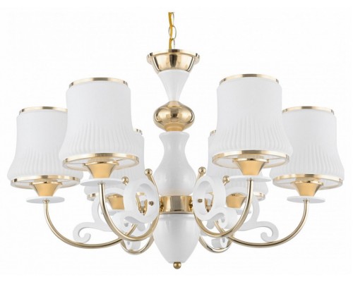 Подвесная люстра Arte Milano Florentia-1097 301097/6 Wh/Gd Подвесная люстра Arte Milano Florentia-1097 301097/6 Wh/Gd