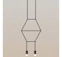 Подвесной светильник Imperiumloft Via Wireflow polyhedral Via01