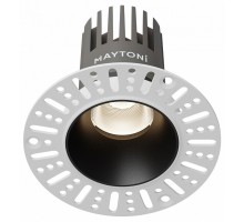 Встраиваемый светильник Maytoni Technical  DL124-10W-4K-TRS-B
