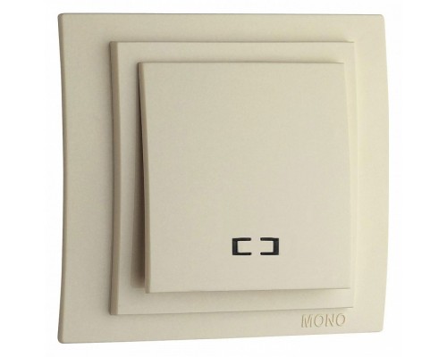 Выключатель одноклавишный с подсветкой без рамки Mono Electric Despina / Larissa 500-001725-101 Выключатель одноклавишный с подсветкой без рамки Mono Electric Despina / Larissa 500-001725-101