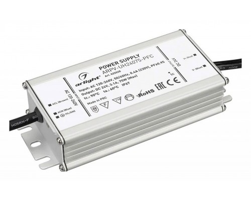 Блок питания с проводом Arlight ARPV-UH 025028 Блок питания с проводом Arlight ARPV-UH 025028