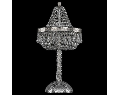 Настольная лампа декоративная Bohemia Ivele Crystal 1901 19011L4/H/25IV Ni Настольная лампа декоративная Bohemia Ivele Crystal 1901 19011L4/H/25IV Ni